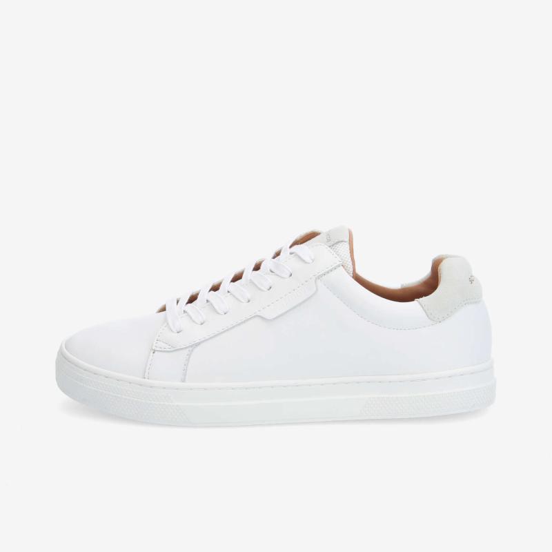 SPARKLE SNEAKER M - NAPPA/SUEDE - BLANC/BEIGE
